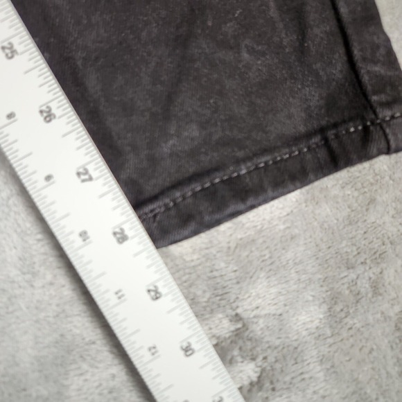 Levi's 512 Jeans Men's 32X28 (Tag 33X30) Black Slim Tapered Fit Zip Fly Denim - Picture 4 of 16